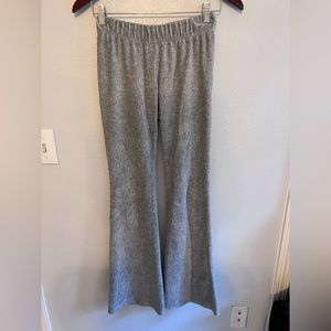 Corduroy grey flare leggings